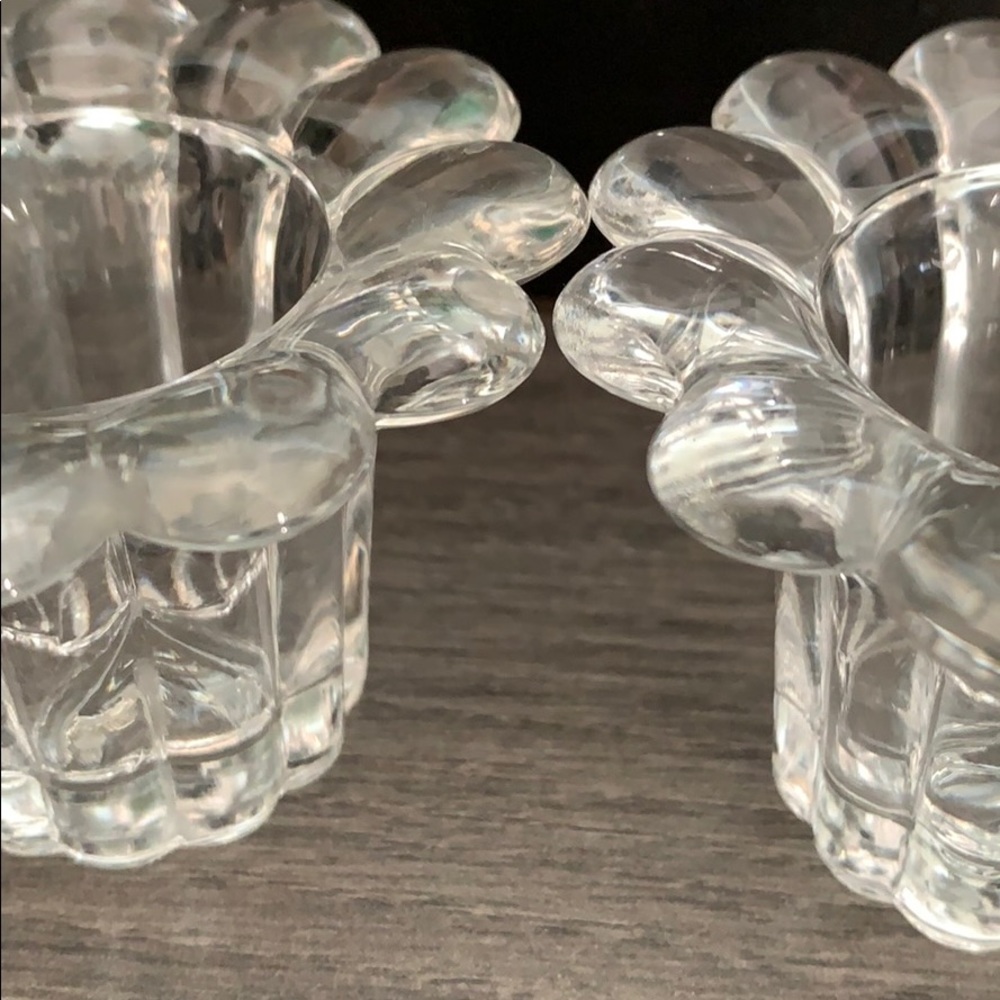 🍒Borgonovo Italian Glass Candle Holders Taper - Picture 8 of 9